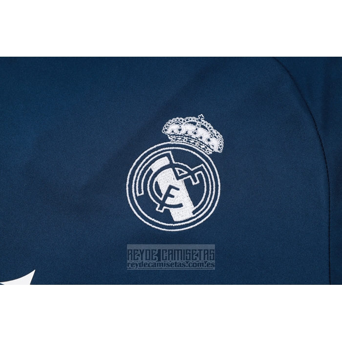 Chandal del Real Madrid Manga Corta 2024-2025 Azul - Pantalon Corto